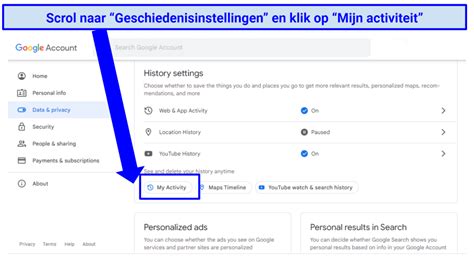 my activity verwijderen.